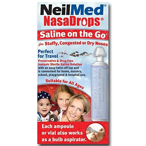 NeilMed NASA Saline Vials 0.5 Fl Oz | Single-Use Nasal & Sinus Relief thumbnail 4