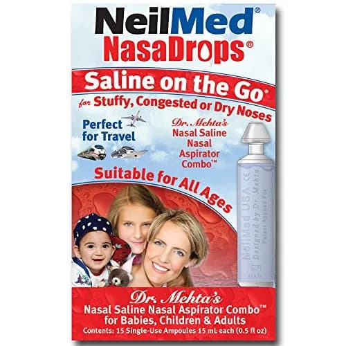 NeilMed NASA Saline Vials 0.5 Fl Oz | Single-Use Nasal & Sinus Relief thumbnail 2