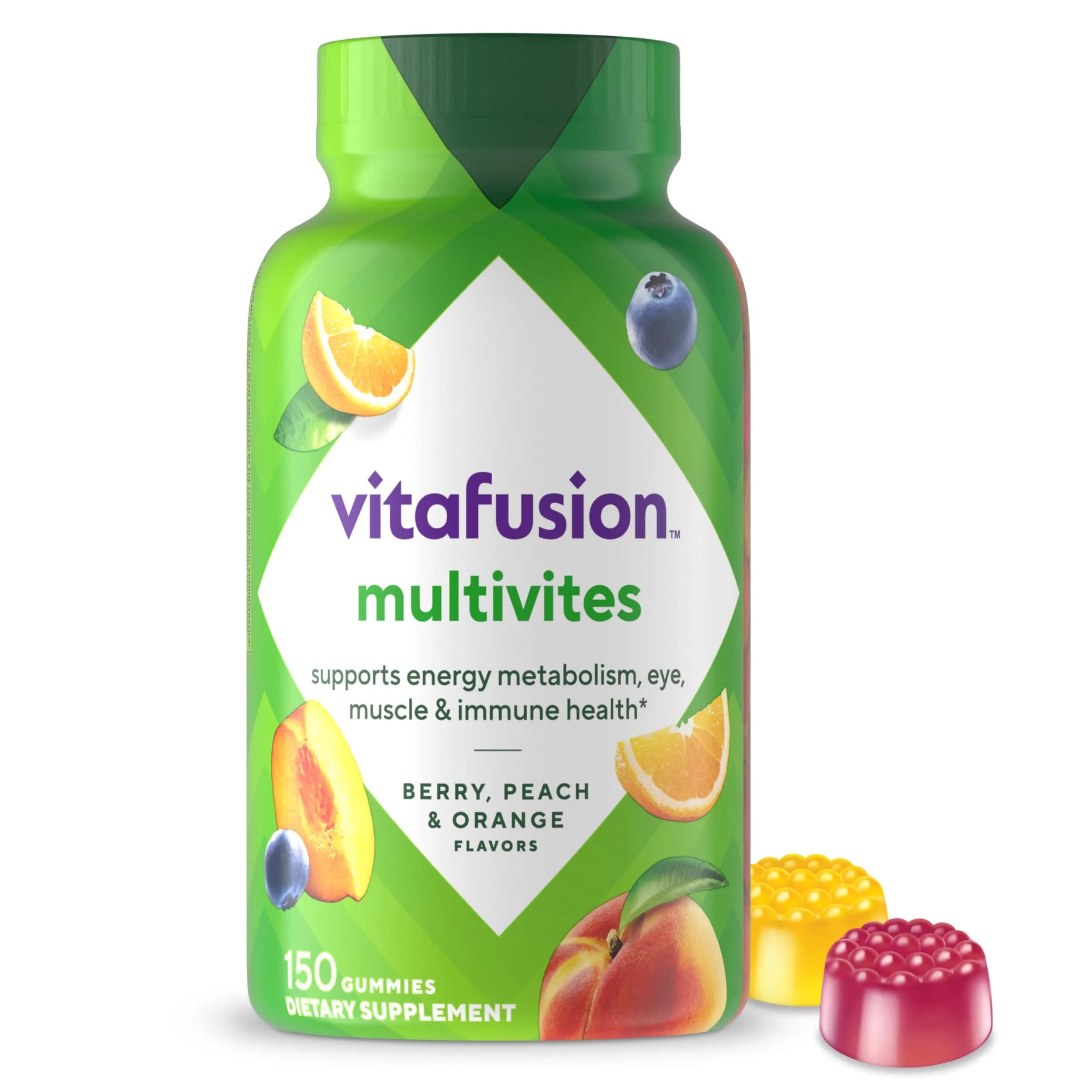 Vitafusion MultiVites Gummy Multivitamins for Adults 150 Count (75 Day Supply) | America's #1 Gummy Vitamin Brand — Old Version