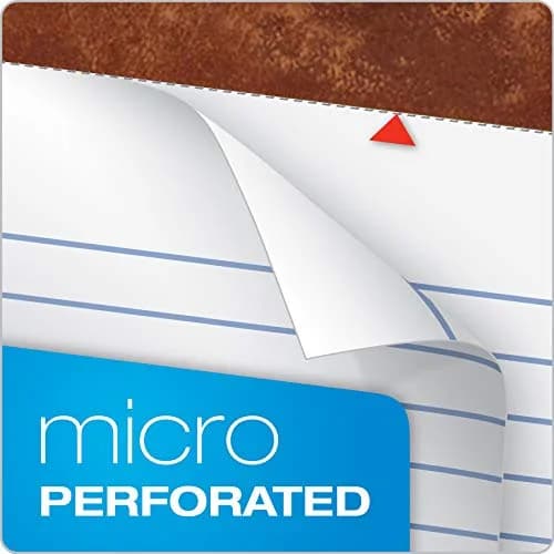 Tops Legal Pad 8.5 x 11.75 Inches White | Perforated Wide Rule, 50 Sheets, Pack of 3 thumbnail 4