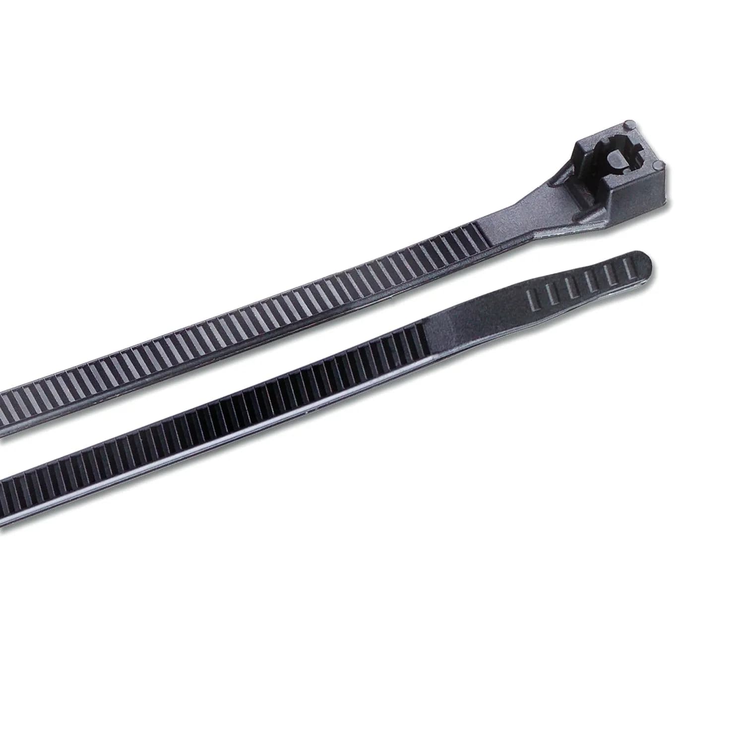 Gardner Bender Heavy-Duty Cable Tie, 24 Inch, 175 lbs Tensile, UV Resistant Black | Industrial & Household Use — 15 Inch Black
