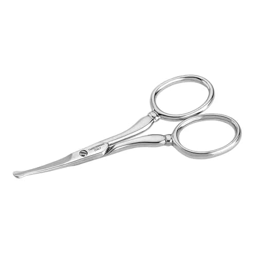 Tweezerman Facial Hair Scissors Stainless Steel | Precision Trimming for Nose, Ear & Face Hair thumbnail 1
