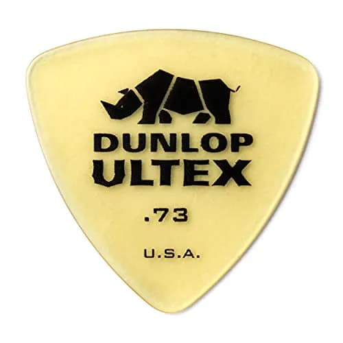 Jim Dunlop Ultex® Triangle Pick .73MM | Durable, Bright Tone for Guitar & Bass thumbnail 1