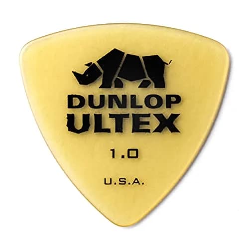 Jim Dunlop Ultex Triangle Pick 1.0mm (72 Pack) | Crystal Clear Tones & Durability thumbnail 1