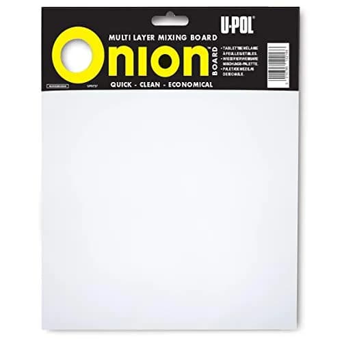 U-POL Onion Board Multilayered Mixing Palette | Special Formulated Paper for Resins & Solvents thumbnail 1