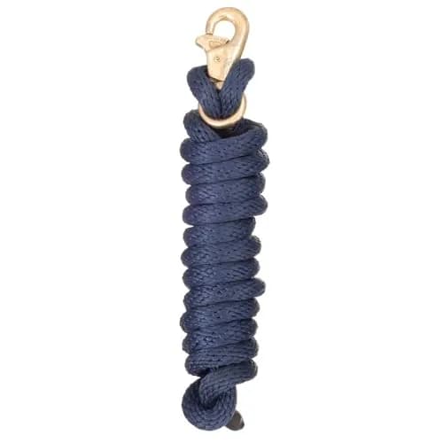 Tough 1 Poly Lead with Replaceable Triggerbull Snap - Navy Blue | Durable, Easy-Replace Hardware for Horse Handling thumbnail 1