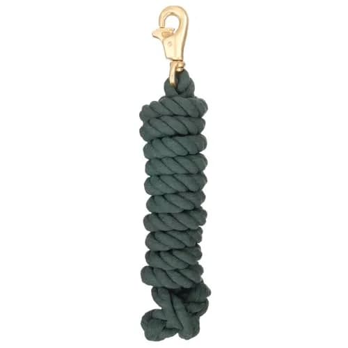 Tough 1 Braided Cotton Lead with Triggerbull Snap - Hunter Green 2.16 m (8.5 ft) thumbnail 1