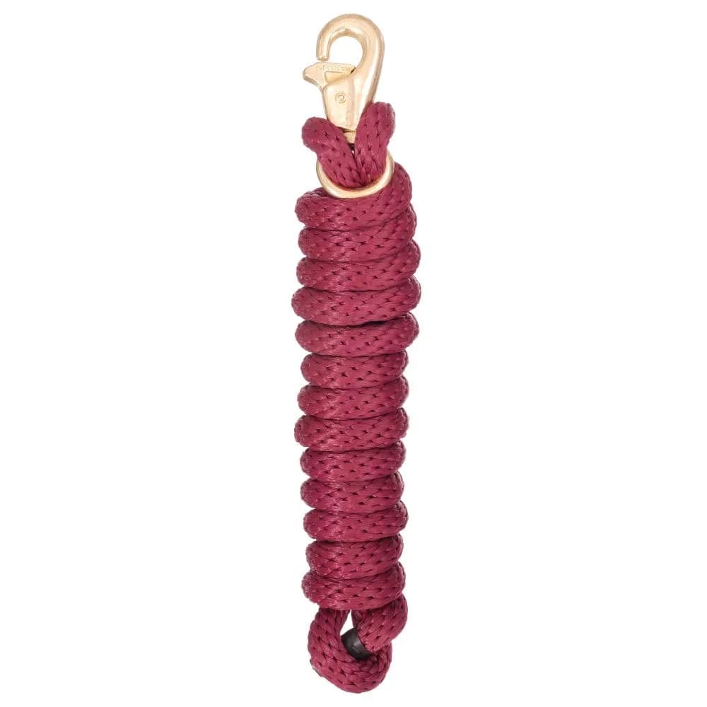 Tough 1 Poly Lead with Replaceable Triggerbull Snap 8 1/2' | Durable poly rope for horses