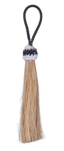 Tough 1 Royal King Single Horsehair Tassel, White | Classic Western Style thumbnail 1
