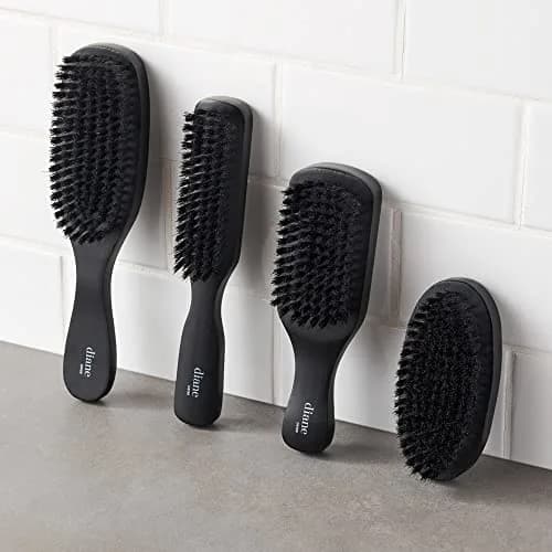 Diane Boar Bristle Club Brush for Waves & Smoothing | Fine to Medium Hair Detangler (17.25in x 2.25in x 8.5in) thumbnail 6