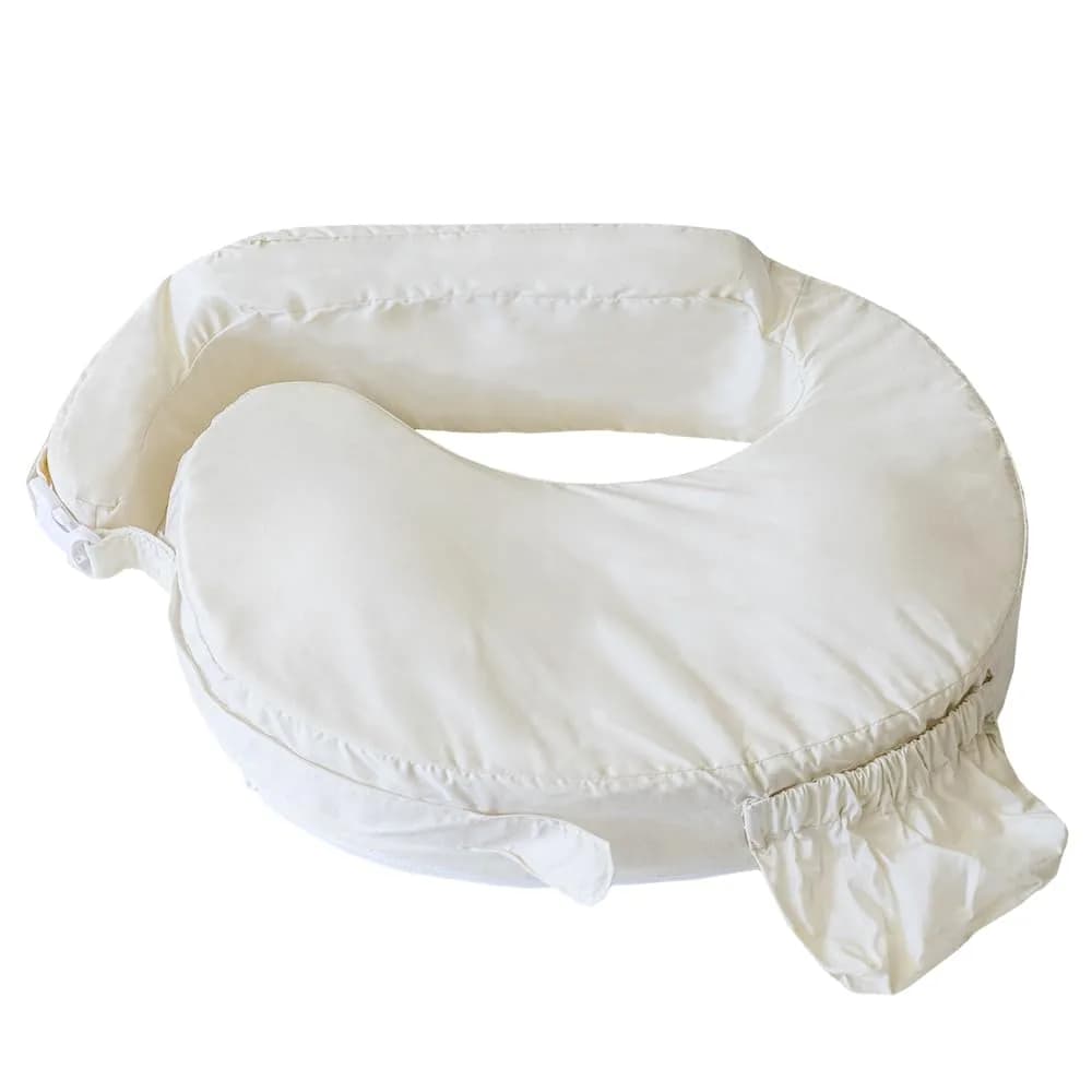 My Brest Friend Deluxe Nursing Pillow with 100% Organic Cotton Slipcover | Ergonomic Support for Breastfeeding