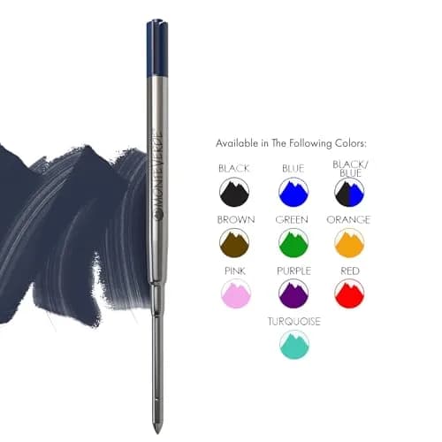 Monteverde Soft Roll Ballpoint Pen Refills for Parker-Style Pens | Smooth Dual-Tone Ink, 2-Pack thumbnail 4