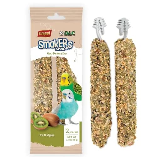 Vitapol Smakers Kiwi Treat Sticks for Parakeets & Budgies, Twin Pack | 2.86 oz (81g) thumbnail 1