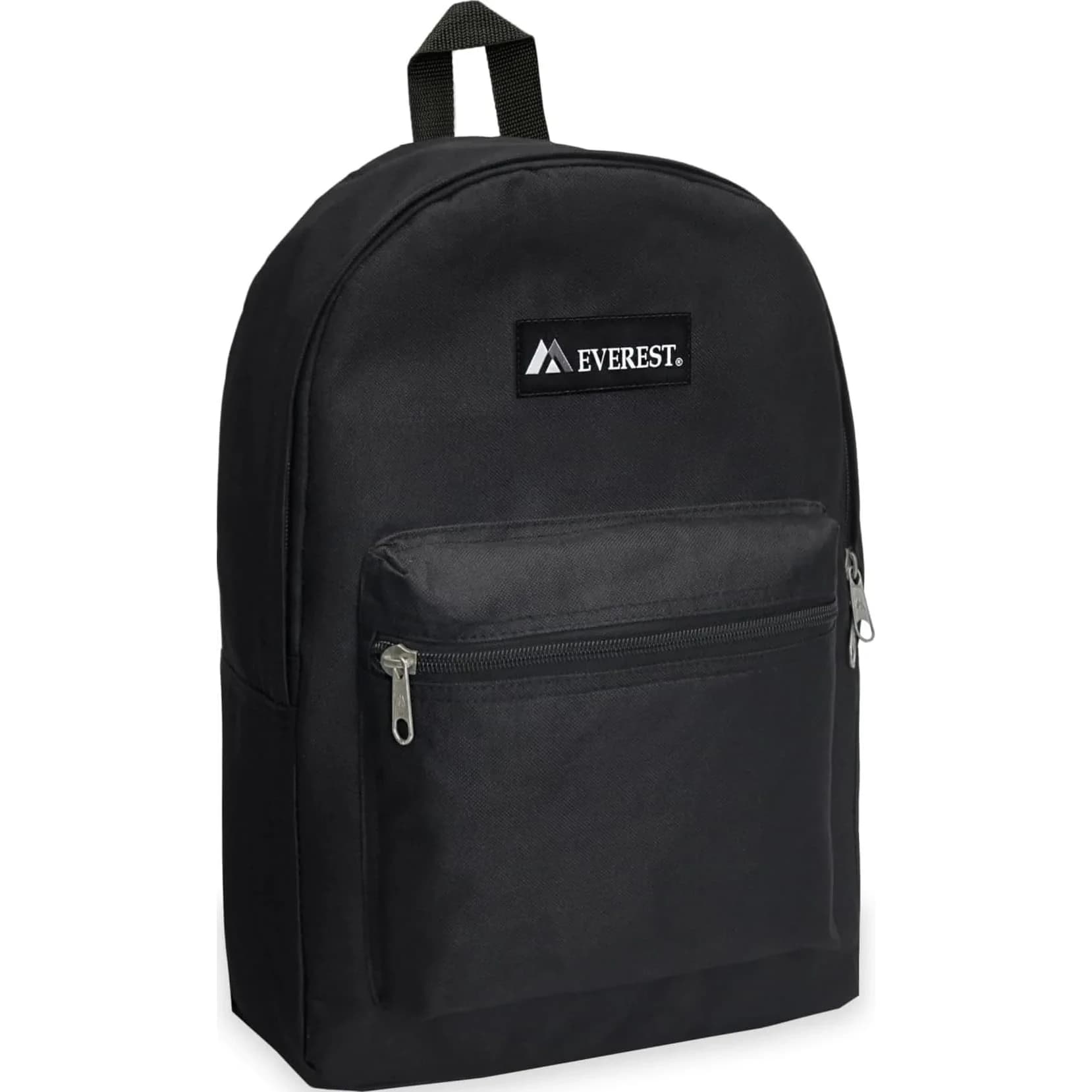 EVEREST Basic Backpack 15" Dark Purple 13.9 L (0.3 kg) | Lightweight Casual Daypack for Travel & School — Black / Medium