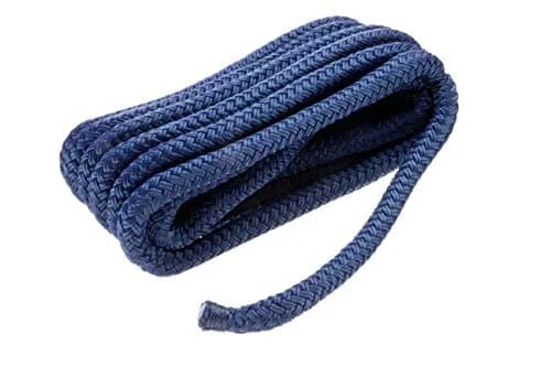 Seachoice Double-Braid Nylon Dock Line 1/2" x 15' Navy | Superior Strength & Durability thumbnail 1
