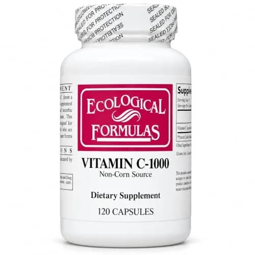Ecological Formulas Vitamin C-1000 Capsules 120 Count | High Potency, Gluten-Free, Adult Dietary Supplement thumbnail 1
