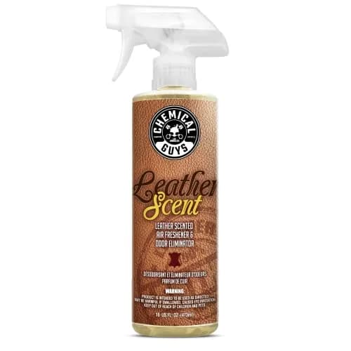 Chemical Guys Leather Scent Air Freshener & Odor Neutralizer Spray, 16 oz | Authentic Leather Fragrance for Cars & Home thumbnail 1