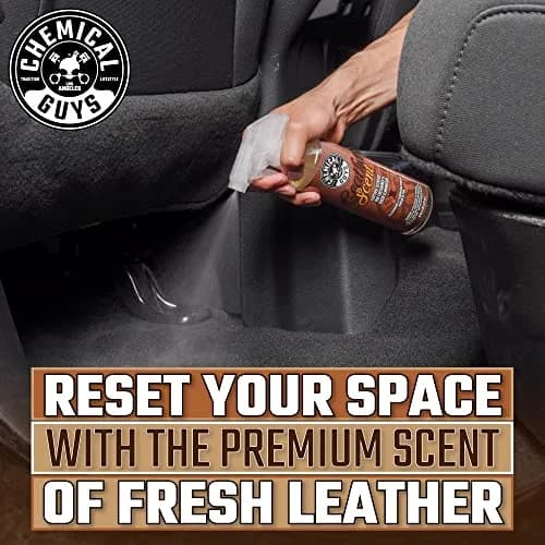 Chemical Guys Leather Scent Air Freshener & Odor Neutralizer Spray, 16 oz | Authentic Leather Fragrance for Cars & Home thumbnail 7
