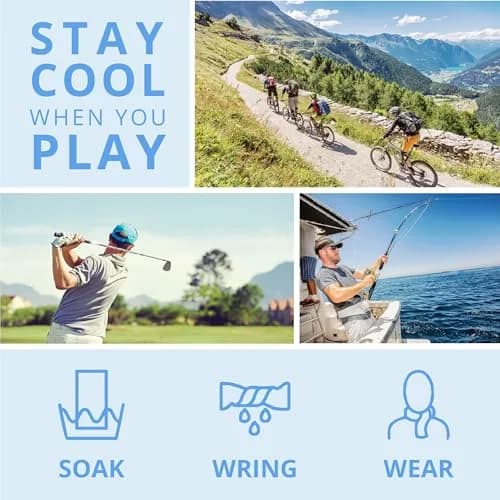 FROGG TOGGS Chilly Pad Cooling Towel 33x13 cm (13x5 in) | Instant Cooling Relief for Sports & Outdoors thumbnail 7