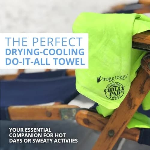 FROGG TOGGS Chilly Pad Cooling Towel 33x13 cm (13x5 in) | Instant Cooling Relief for Sports & Outdoors thumbnail 2