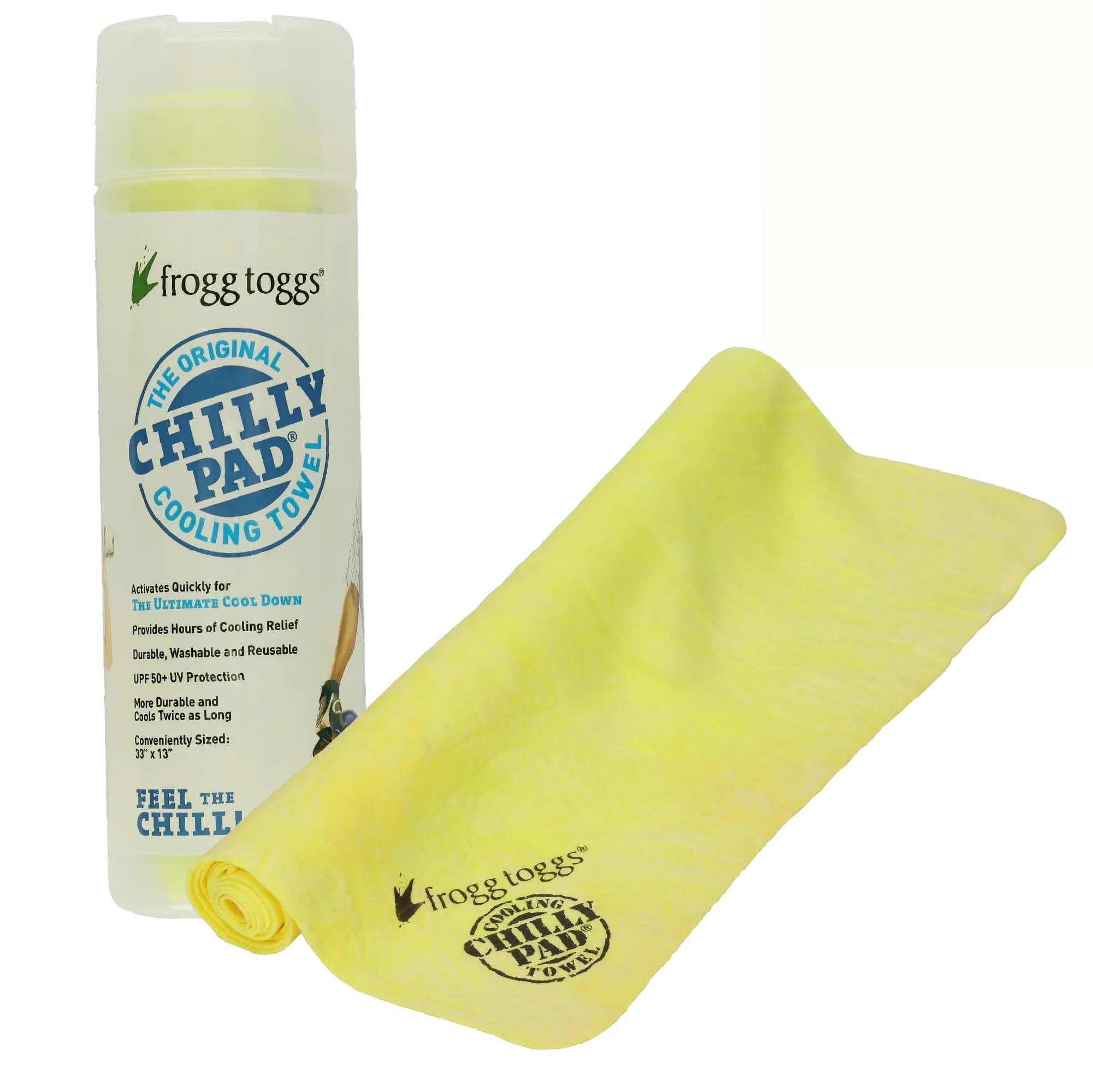 FROGG TOGGS Chilly Pad Cooling Towel 81cm x 33cm (32" x 13") | Instant Cooling Relief for Sports & Outdoors
