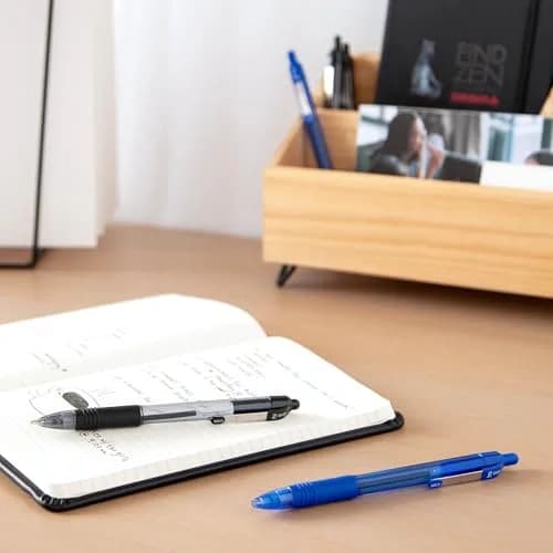 Zebra Pen Z-Grip Retractable Ballpoint Pen 1.0mm Medium Point 7-Pack | Smooth-Flowing Black Ink for Note-Taking thumbnail 6