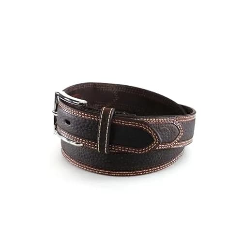 ARIAT Men's Two-Tone Oiled Leather Belt with Reinforced Holes, Brown, 36 | Durable Western Style Accessory thumbnail 6