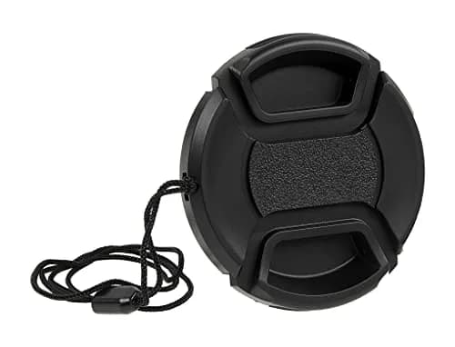 Fotodiox 55mm Inner Pinch Lens Cap | Durable Plastic Cover with Cap Keeper thumbnail 1