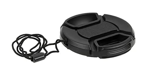 Fotodiox 55mm Inner Pinch Lens Cap | Durable Plastic Cover with Cap Keeper thumbnail 2
