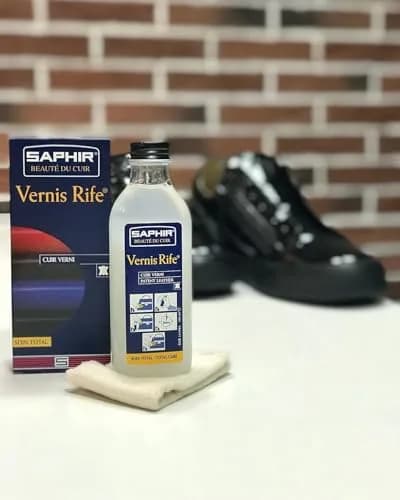 SAPHIR Vernis Rife Patent Leather Cleaner 100ml (3.3 Fl Oz) | Restores Shine & Protects Against Cracking thumbnail 5