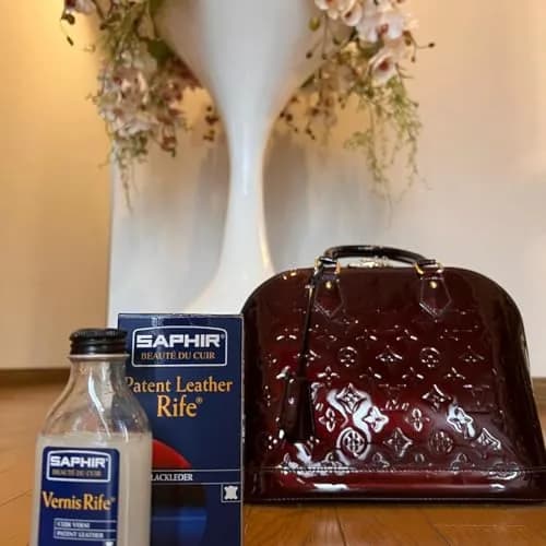 SAPHIR Vernis Rife Patent Leather Cleaner 100ml (3.38 Fl Oz) | Cleans, Shines, Protects Against Cracking thumbnail 3