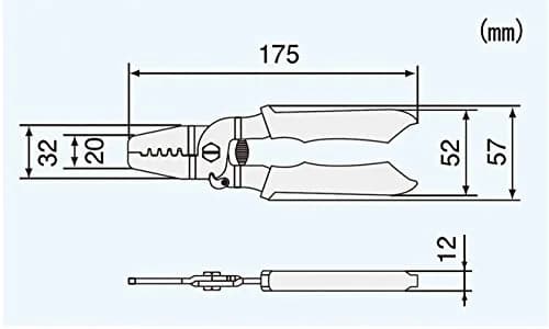 ENGINEER PA-21 Universal Connector Crimping Pliers 175mm (6.9") | Precision Die Crimping Tool for AWG #26-18 Terminals thumbnail 6