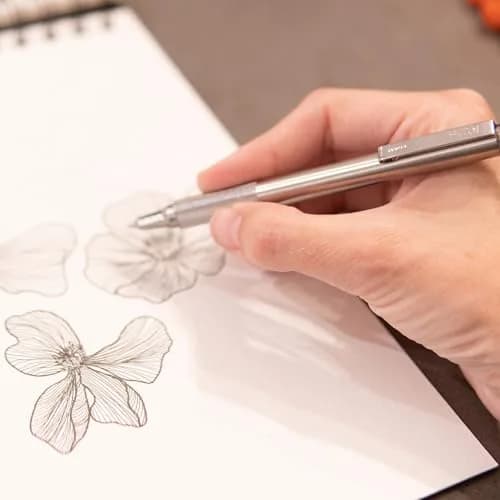 Zebra Pen STEEL F-701 Retractable Ballpoint Pen, Black Ink, 0.8mm, 1-Pack | Smooth Writing Metal Pen thumbnail 5