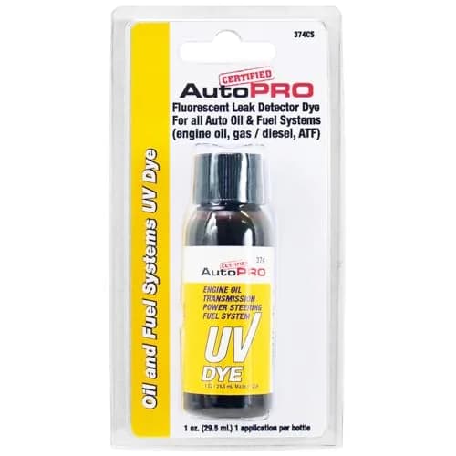 A/C Pro Certified Oil and Fuel System UV Dye Leak Detector 1 oz (29.57 ml) | Professional Grade for Cars thumbnail 1