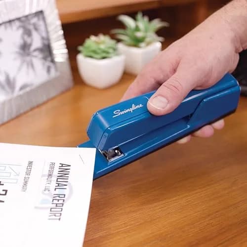 Swingline Stapler 30 Sheet Capacity | Jam-Free Metal Classic Blue (74724) thumbnail 6