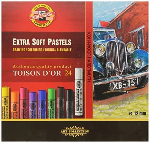 Koh-I-Noor Extra Soft Pastels Set/24 (FA8554) | Assorted Colors Writing Instrument thumbnail 1