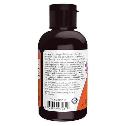 NOW Foods Liquid Melatonin 3 mg (59 ml / 2 Fl Oz) | Supports Healthy Sleep Cycles thumbnail 3