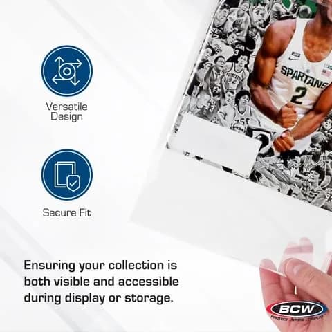 BCW Magazine Bags - 200 Count | Fits Standard 8.5 x 11 Inch Magazines | Acid-Free Polypropylene Sleeves for Collectors thumbnail 5