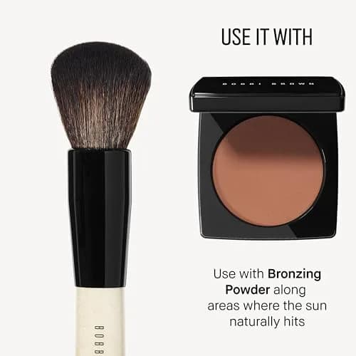 Bobbi Brown Bronzer Brush | Soft Face Makeup Brush for Seamless Finish or Contour thumbnail 6