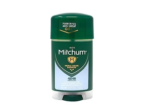 Mitchum Men's Gel Deodorant Unscented 4.5 oz (2-Pack) | 48-Hour Wetness Protection thumbnail 3