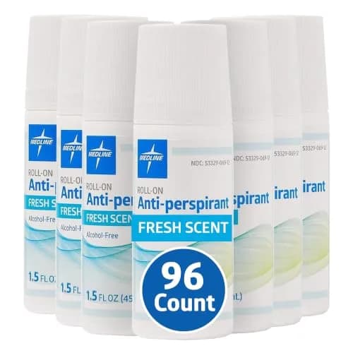 Medline MedSpa Roll-On Antiperspirant 1.5 oz | Long-Lasting Sweat & Odor Protection thumbnail 1