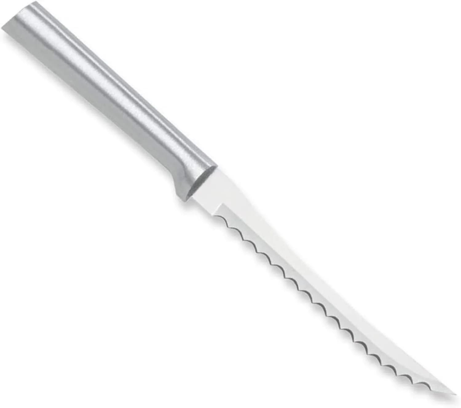 RADA Tomato Slicer Knife (R126), Silver, Pack of 6 | Effortless Tomato Slicing with Dual-Serrated Blade - main product image