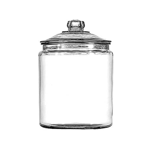 Anchor Hocking Heritage Hill Glass 0.5 Gallon Storage Jar | Classic Kitchen Storage thumbnail 1