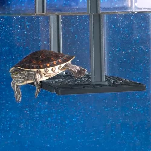 Penn-Plax Reptology Turtle Topper – Above Tank Basking Platform for 55 Gallon Tanks, Black thumbnail 2