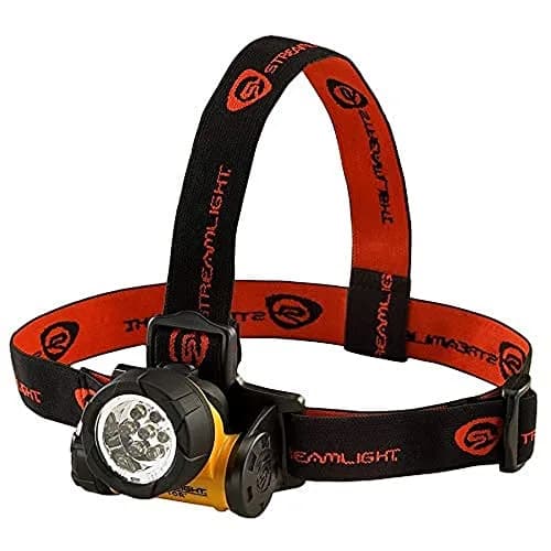 Streamlight Septor LED Headlamp 85 Lumens | Red/Black, 3 AAA Batteries | 21.5 cm (8.5 in) Length thumbnail 1