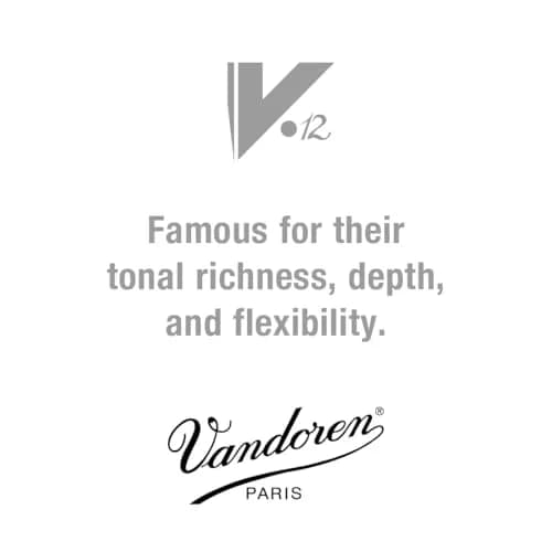 Vandoren CR613 Eb Clarinet V 12 Reeds Strength No. 3, Box of 10 | Thicker Heel for Rich Sound thumbnail 2