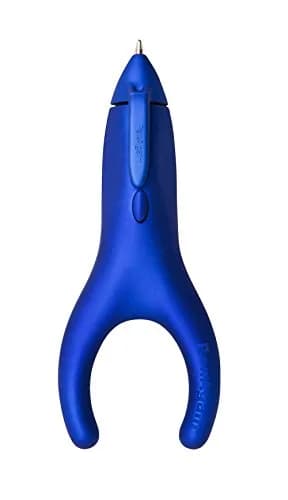 PenAgain ErgoSof Pen Blue, Medium Point, Black Ink | Ergonomic Grip for Arthritis & Carpal Tunnel thumbnail 2