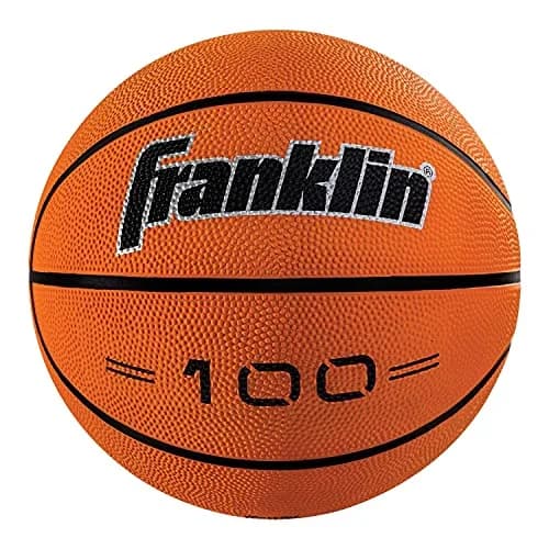 Franklin Sports Grip-Rite 100 Basketball Size 6 (28.5") | Official Women's & Youth Indoor/Outdoor Rubber Ball thumbnail 1