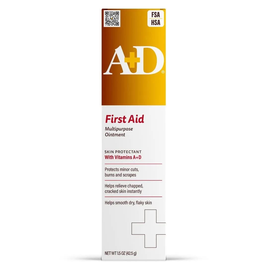 A+D First Aid Healing Ointment 1.5 oz | Moisturizes & Protects Dry Skin, Cracked Heels & Lips - main product image
