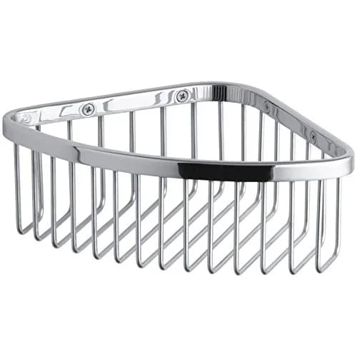 Kohler Shower Basket Medium | Corrosion-Resistant Stainless Steel for Corner Shower thumbnail 1